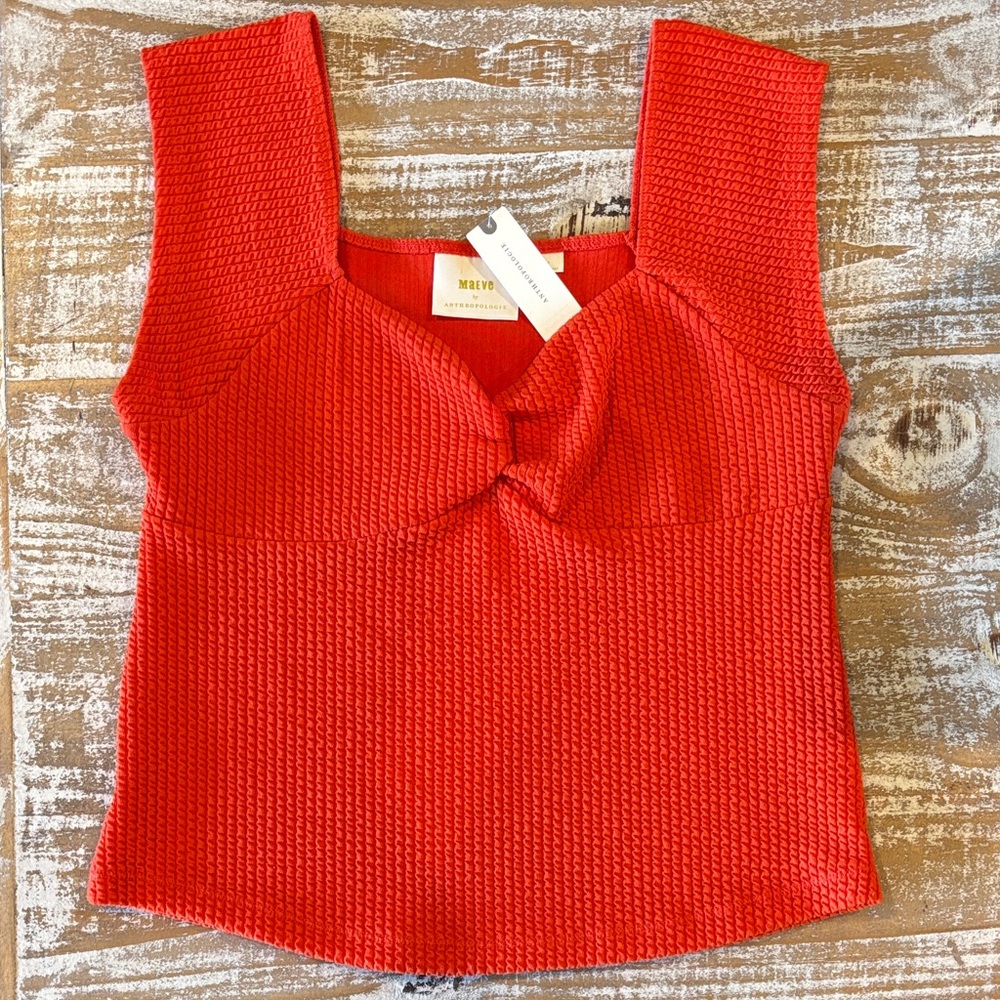 Maeve Gathered Sweetheart Top by Anthropologie
